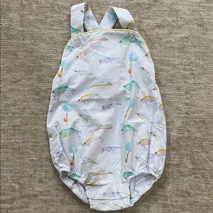 Cute Baby Romper with Fish Design